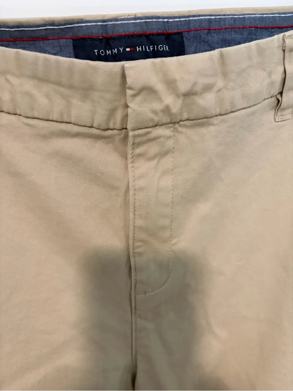 Tommy Hilfiger Women’s Tan Flat Front Shorts